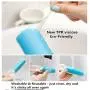 IKAAR Pet Hair Remover Foldable Sticky Lint Roller Washable Dog Cat Pet Hair Removal Brush Tool for Clothes Carpets Bedding, Pack of 2 (Blue+Pink) IKAAR Pet Hair Remover Foldable Sticky Lint Roller Washable Dog Cat Pet Hair Removal Brush Tool for Clothes Carpets Bedding, Pack of 2 (Blue+Pink)