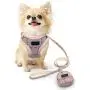 GOUDAI Soft Pet Puppy Cat Vest,Winter Dog Pet Products Puppy Plaid Cat Collar Small Dog Harness Leads Leash Dog Vest(S Pink)