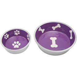 Indipets Super Max Dog Bowl - Heavy Duty Sand Casted Aluminum
