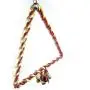Chenyouwen Pet Toys Great Colorful Cotton Rope Bird Perched Climbing Honed Triangle Cotton Rope Swing Toy, Size:15x18cm Chenyouwen Pet Toys Great Colorful Cotton Rope Bird Perched Climbing Honed Triangle Cotton Rope Swing Toy, Size:15x18cm