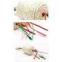 Pet Cat Funny Toy Cat Sisal Molar Toy Pet Kitten Chew Play Toy Durable Cats Scratching Training Toys Interactive Teeth Cleaning 1PC