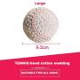 FLYER BOUTIQUE Dog Toys Pet Interactive Latex Sounding Balls Teeth Cleaning Big Football Tennis Rugby Volleyball