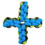 MPP Paracord Dog Toys Twisted Rope Quad X Shape Tough Chew Tugs Choose Color 7 3/4''