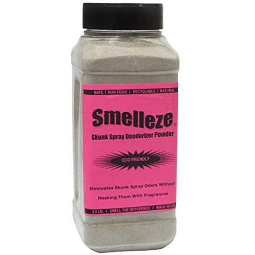 SMELLEZE Natural Skunk Smell Removal Deodorizer: 2 lb. Granules Get Stink Out