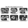 Kitty City Pop-up Cat Cube, Cat Tunnel, Cat Bed, Tunnel, Cat Toys, for Cat and Kitty, Rolling Cat Cube
