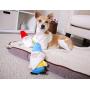 goDog Gnomes and Unicorns with Chew Guard Technology Durable Plush Dog Toys with Squeakers 2 Pack Bundles