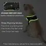 Golener Dog Harness No Pull, Reflective Puppy Harness with Led Light, Adjustable Dog Vest Harness, Soft Breathable Oxford Stylish Pet Harnesses with Easy Control Handle for Small Dogs(Red.S)