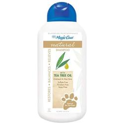 Four Paws Magic Coat Tea Tree Oil & Aloe Vera Natural Dog Shampoo with Oatmeal, 16 oz, Tree Tea Oil