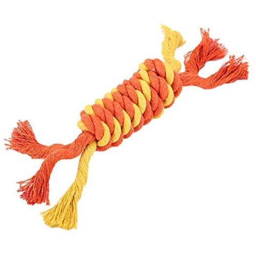 Pet Dog Chew Toy for Aggressive Chewers Cotton Rope Knot Molar Rope Bite Resistant Knot Toy Bite Training Toy Rope Toys,Tug of War Dog Toy for Large Dogs