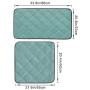 Newbeau Washable Pee Pads for Dogs, Dog Training Pad with Durable Oxford Cloth, Reusable Seat Protector Pad for Beds,Couches,Cars,Chairs - Set of 2