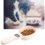 Ejoyous Pet Food Measuring Scoop Precise Dog Food Measuring Cup with LCD Display Digital Scale Spoon Detachable Cup Portable Feeding Bowls for Measuring Pets Food Ejoyous Pet Food Measuring Scoop Precise Dog Food Measuring Cup with LCD Display Digital Scale Spoon Detachable Cup Portable Feeding Bowls for Measuring Pets Food