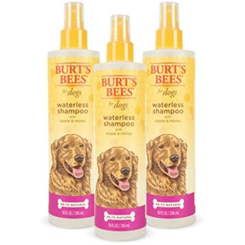 Burts Bees for Dogs Natural Waterless Shampoo Spray with Apple and Honey | Puppy and Dog Spray,