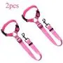 Doggy Car Headrest Restraint - Animal Safety Seat Belt Strap - Adjustable Nylon Fabric Harness for Dog – Easy Vehicle Travel with Pet – Durable Zipline & Tether Backseat for Traveling Doggy Car Headrest Restraint - Animal Safety Seat Belt Strap - Adjustable Nylon Fabric Harness for Dog – Easy Vehicle Travel with Pet – Durable Zipline & Tether Backseat for Traveling