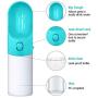 Pet Water Bottle, Leak-Proof Dog Water Dispenser with Drinking Feeder for Pets - Outdoor Walking, Hiking, Traveling - Portable and Convenient, Food-Grade, BPA-Free Silicone Multi-Color Options 14oz