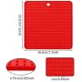 Baring 3 Pieces Dog Lick Pad Mat, Slow Feeder Dog mat, Dog Treat Distraction Mat for Licking/Yoghurts/Peanut/Pet Bathing
