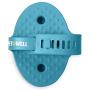 PetWell Massaging Groomer De-Shedding Brush for All Size Pets (Dogs, Cats) with Short or Long Hair