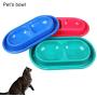 SimpleGuys Cat Feeding & Wring Supplies - Puppy Dog Cat Food Wr Dish No Slip Feeder Double Dispenser Bowl Pet Bowls Cute - Pl Bowl Feeding Bowl Food Toy Feeder Cat Cat Food Alarm Cat Sergio