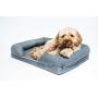 Imperial Petcare Luxury Memory Foam Bed for Sml Lrg X-Large Dogs, Size,Color Options, Washable Cover, Breathable 35% Cotton - Waterproof Liner, Shredded Foam Bolster, Non-Skid Bottom