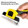 TwoEar Pet Grooming Brush Tool for Dogs, Shedding by up to 95%, Effectively Reduce Hair, Professional Deshedding Tool for Small and Medium Dogs Cats Pet with Short and Long Hair