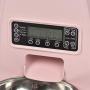DOGNESS 2L Pet Feeder,Automatic Cat Feeder | Timed Programmable Auto Pet Dog Food Dispenser Feeder for Kitten Puppy - Easy Portion Control,Voice Recording,Battery and Plug-in Power (Pink)