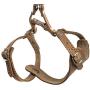 Genuine Leather Dog Harness 14''-17'' Chest Adjustable 1/2'' Straps Small