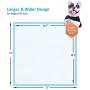 WISPET - Puppy Pads and Dog Pee Pads 22''x22'' -100 Count - Super Absorbent & Leak-Free Potty Pads for Dogs and Pet Training Pads