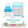Real Simple Dog Organic Shampoo and Cleaning Wipe Kit for The Clean 2 Piece Set (Aloe)