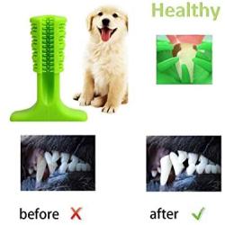 ADTBLL Dog Chew Toothbrush, Doggy Teeth Cleaning Dental Care Massager Nontoxic Natural Chew Toys