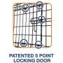 Precision Pet 2-Door ProValu2 Crate - Black - 19'' x 12'' x 14''