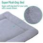 PETCIOSO Super Soft Dog & Cat Crate Bed -Fluffy Pet Bed All Season-Machine Wash & Dryer Friendly-Anti-Slip Pet Beds（NOT for Chewer）