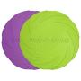 Vivifying Dog Flying Disc, 2 Pack 7 Inch Natural Rubber Floating Flying Saucer for Both Land and Water