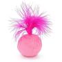 Dongdexiu Pet Supplies Ring Bell Feathers Tease Cats Toys Plush Pet Cat Toys(Yellow) Pet Toys
