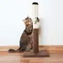 PETMAKER Cat Scratching Post - Tall Scratcher for Cats and Kittens with Sisal Rope and Carpet, Hanging Mouse Toy for Interactive Play (24.5 Inch) PETMAKER Cat Scratching Post - Tall Scratcher for Cats and Kittens with Sisal Rope and Carpet, Hanging Mouse Toy for Interactive Play (24.5 Inch)