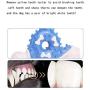 Li-HIM Natural Rubber Pet Tooth Stick, 360 Degree Cleaning Dog Toothbrush, Pet Chew Toy, Durable Puppy Pet Oral Care,Blue