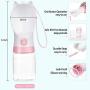 TwoEar Dog Water Bottle, Pet Water Bottle for Dogs, Leak Proof Portable Dog Water Dispenser, Portable Dog Bowl Travel Water Bottle, Pets Outdoor Hiking Walking Dog Accessory, Food Grade Plastic