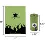 Blnboimrun 360 Dog Poop Bags Degradable Waste Bag Earth-Friendly for Dogs Doggie Cats Pet,15% More Thicker and Tougher Leak-Proof