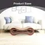 Pet Prime Cat Scratcher Lounge Cardboard Cat Scratching Pad Cardboard Cat Scratcher Lounger Scratch Lounge Furniture (S/M/L)