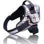 Rednut Upgrade Dog Harness，Functional Pocket-No-Pull Reflective Vest Harness Adjustable Outdoor Pet Vest for Small Medium Dogs
