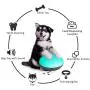 Lcybem Interactive Dog Toys - 3 in 1, Squeaky Food Dispensing Toy, IQ Treat Ball, Dog Squeaky Toy, Sound Puzzle Slow Food, Playing, Chasing, Chewing Indoor or Outdoor