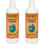 Earthbath Oatmeal & Aloe Pet Shampoo - Vanilla & Almond, Itchy & Dry Skin Relief, Soap-Free, Good for Dogs & Cats, 100% Biodegradable - Give Your Pet That Heavenly Scent - 16 fl. oz, Pack of 2