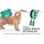 Wet Brush Pet Brush, Large Dog Breed Detangler - Dog Camo, Multi