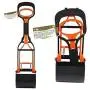 Dog Pet Pooper Scooper Jaw Poop Scoop Clean Pick Up Waste Tool Handle 24'' New !