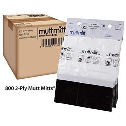 Mutt Mitt 2-ply Dog Waste/Poop Pick Up Bag on Hanger Cards, 800-count