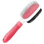 FUBARBAR 2-in-1 Pet Grooming Brush with Bristles & Pins. For Grooming, Shedding, Puppy, Cat, All Furry Pets. Removes Loose Hair, Lint, Tangles, Matted. Cleans Dirt & Oils, Promotes Healing Circulation