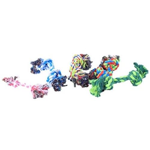 Sarahair Pet Dog Chew Toy, Creative Simulation Cotton Rope Candy Pet Dog Puppy Interactive Play Toy Pet Dog Puppy Funny Sisal Weave Ball Bite-Resistant Molar Teeth Clean Training Toy Gift Supplies