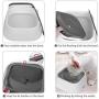 YOUTHINK Pet Water Bowl Anti-Spill Automatic Dog Bowl Vehicle Carried Floating Bowl Slow Water Feeder for Dogs Cats.