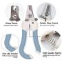 Hellomamma Dog Nail Clippers Cat Claw Trimmer Pet Toenail Cutter Blade Razor Grooming Tool with Nail File for Rabbit Bird Pigs Ferret