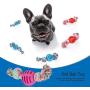 Pet Toys Great 3 PCS Pet Dog Toys Chew Teeth Clean Outdoor Traning Fun Playing Rope Ball(Blue) (Color : Rose Red)