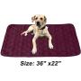 RBSC Home Waterproof Dog Bed Cover Non Slip Large Furniture Protector Sofa Cover Reusable Incontinence Bed Underpads for Pets, Dog, Cat, Kids Including 1 Brush