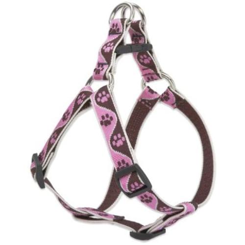 LupinePet Originals 3/4'' Tickled Pink Step In Dog Harness